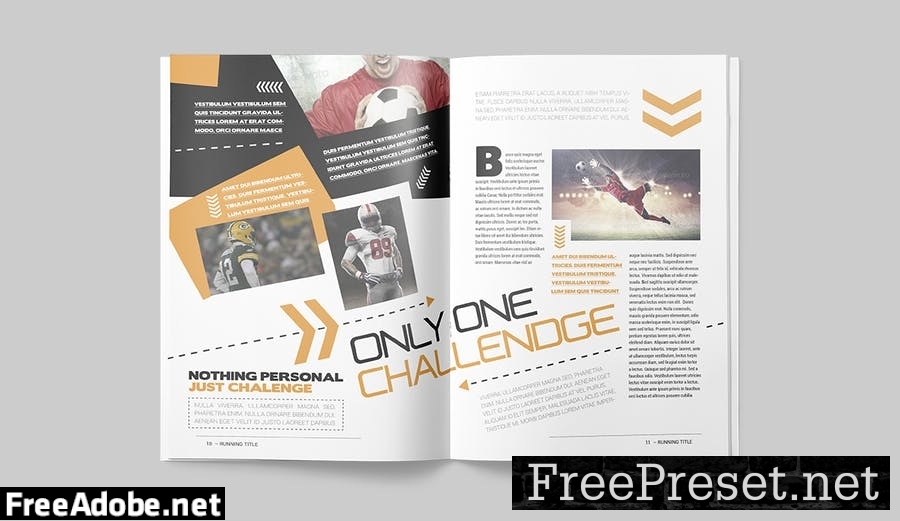 Magazine Template 62QNHY4