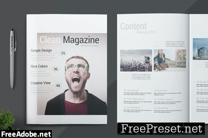 Magazine Template WM5P4RF