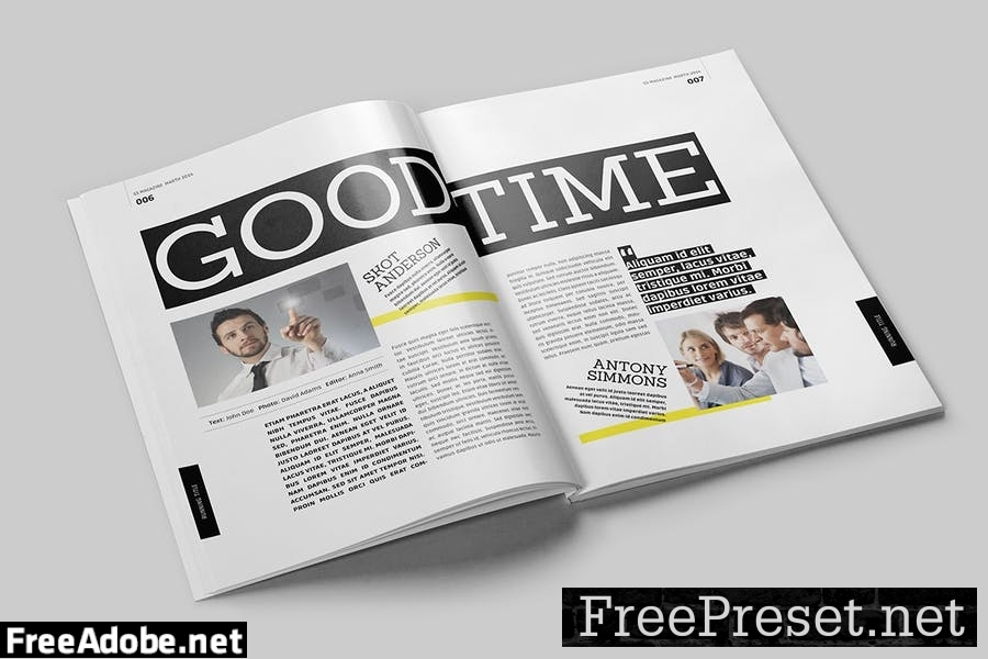 Magazine Template 7BBXW55