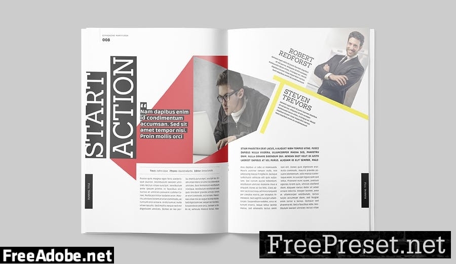 Magazine Template 7BBXW55