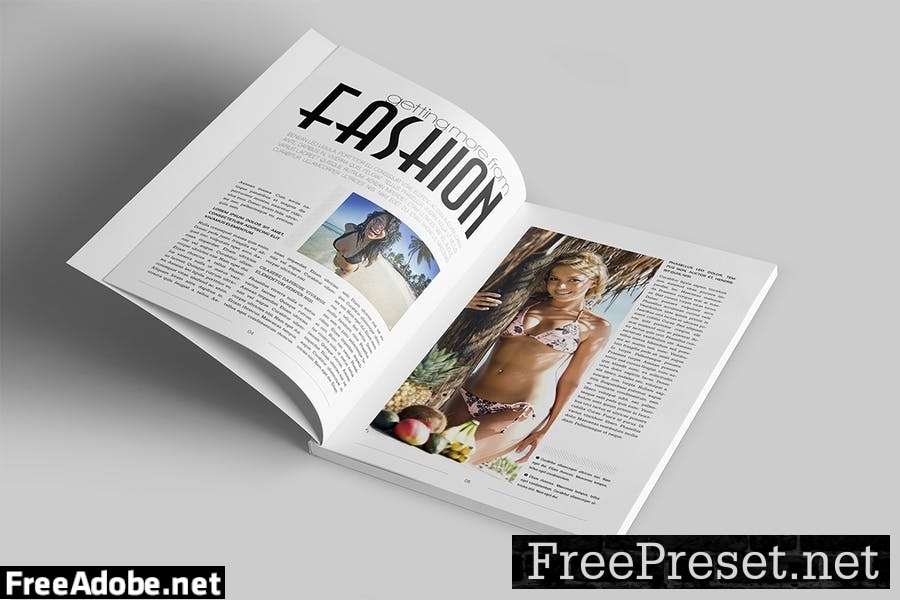 Magazine Template 7H6TPNF