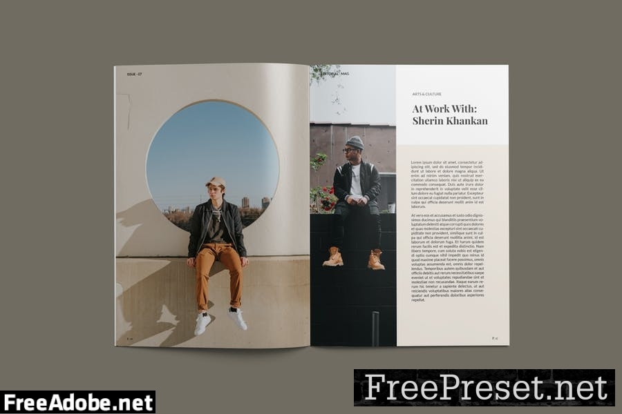 Magazine Template 7U38A6E