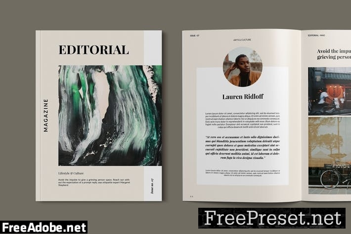 Magazine Template 7U38A6E