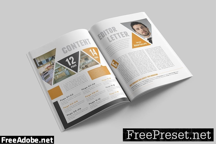 Magazine Template 8ET293A