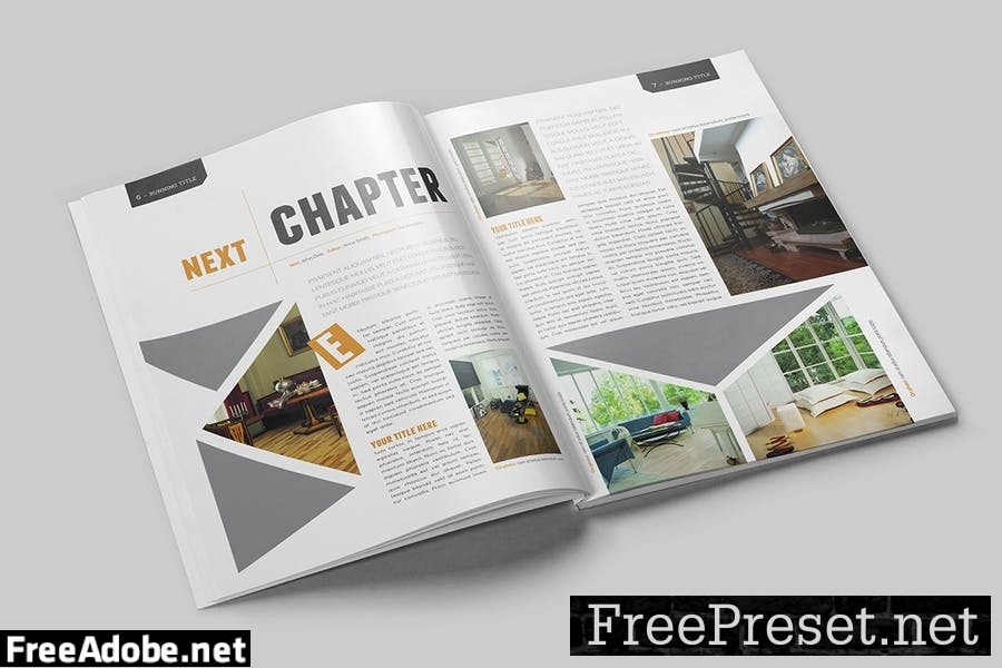 Magazine Template 8ET293A