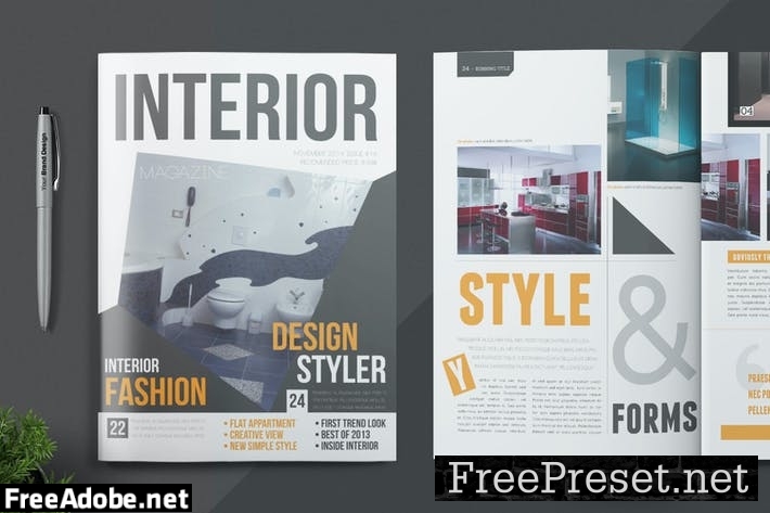 Magazine Template 8ET293A