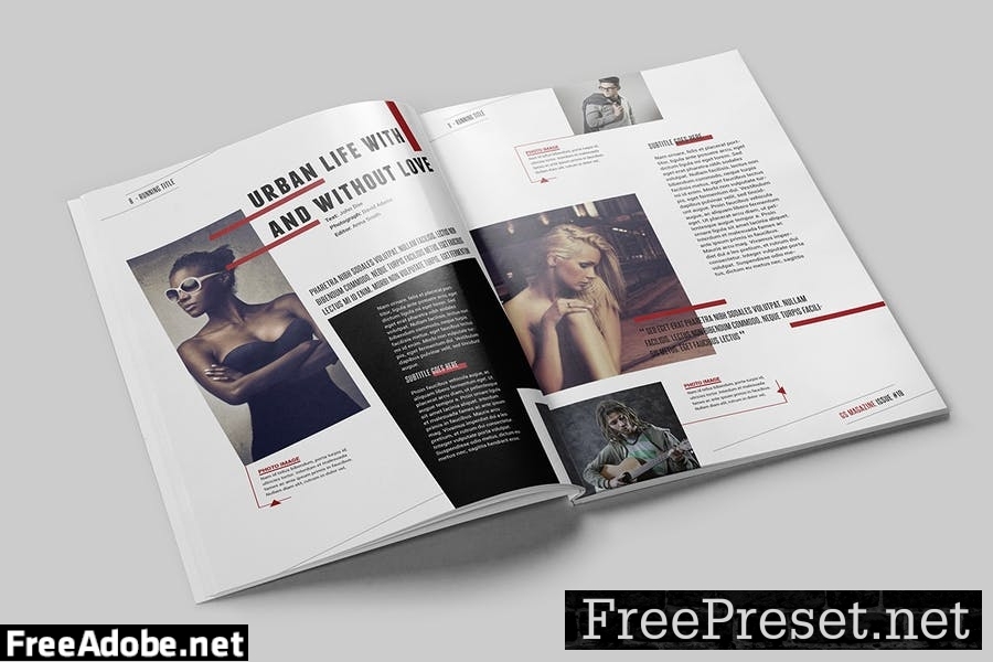 Magazine Template 8NSXE49