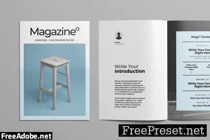 Magazine Template 8VQEQR