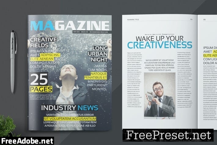 Magazine Template T6TV38U