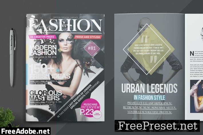 Magazine Template AP69ASQ