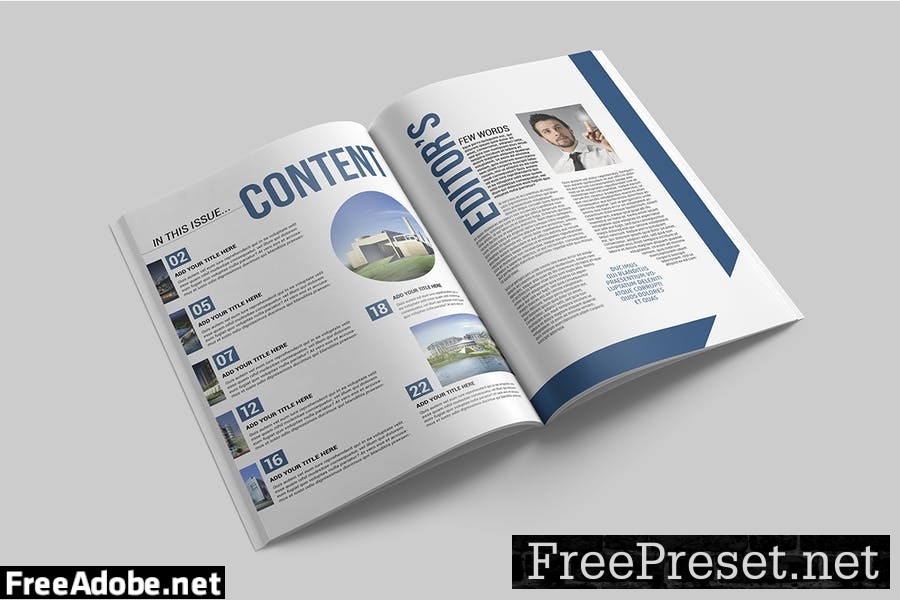 Magazine Template AH5887C