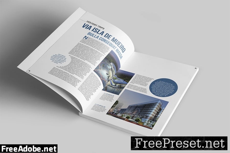 Magazine Template AH5887C