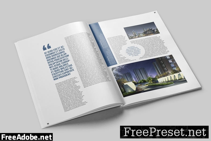 Magazine Template AH5887C