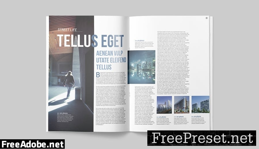 Magazine Template AH5887C