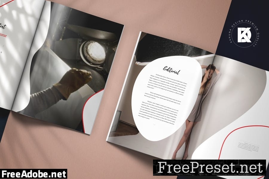 Magazine Template AUM4HWD