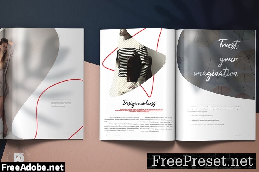 Magazine Template AUM4HWD