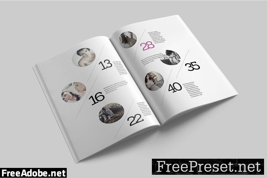 Magazine Template AZS3X78