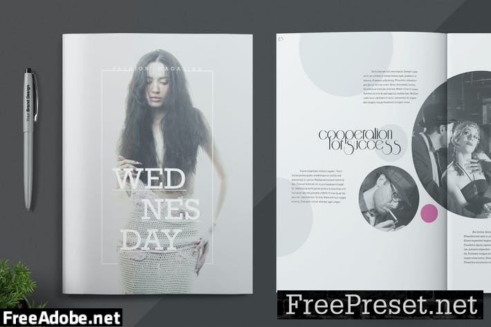 Magazine Template AZS3X78