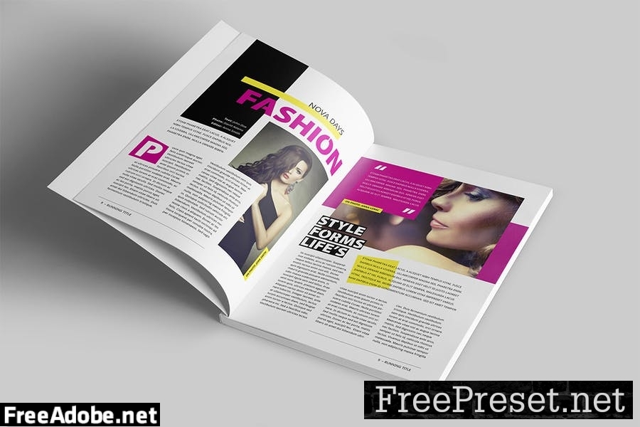 Magazine Template BAC6L5F