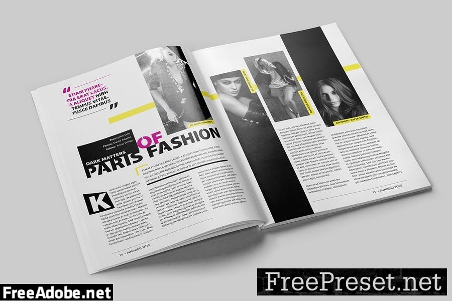 Magazine Template BAC6L5F