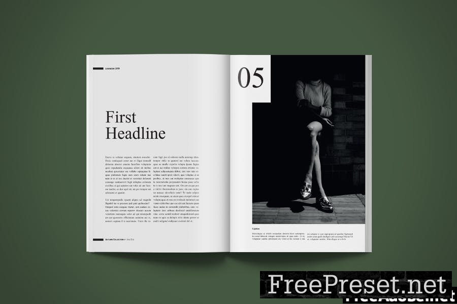 Magazine Template | BLCK