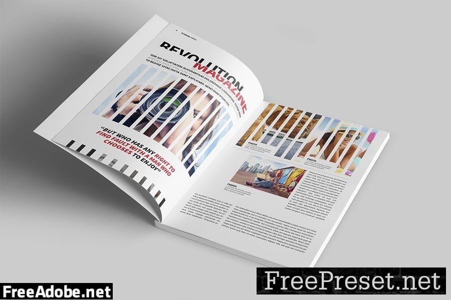 Magazine Template BNH63CS