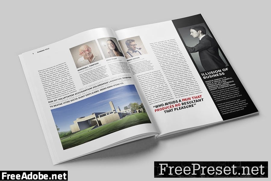 Magazine Template BNH63CS