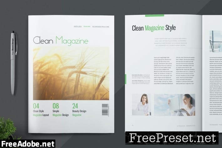 Magazine Template C795LPH