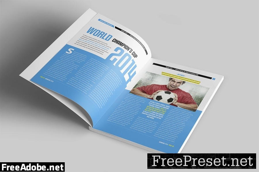 Magazine Template C8UCXJ3