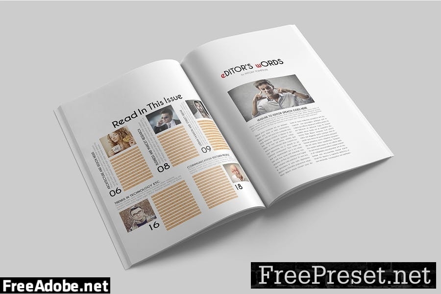 Magazine Template DVXSYSL