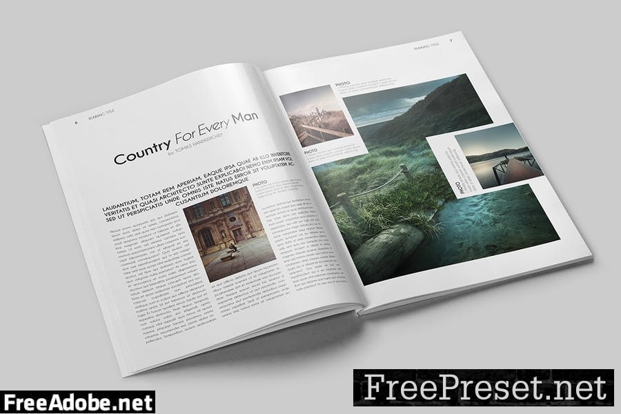 Magazine Template DVXSYSL