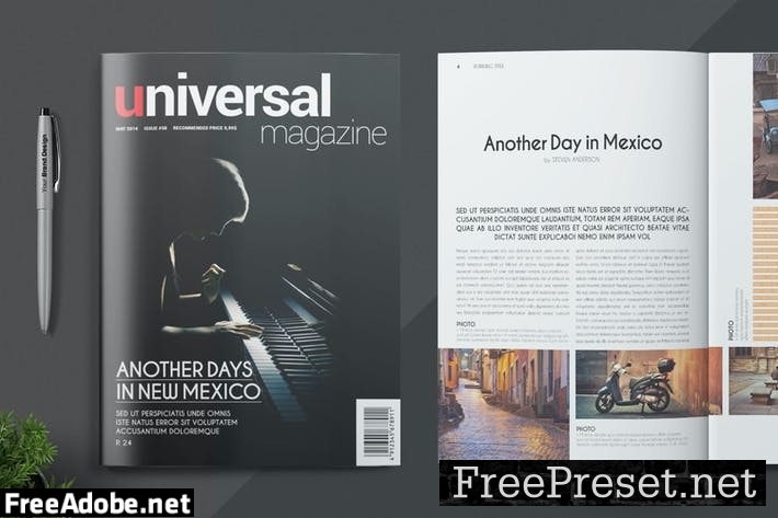 Magazine Template DVXSYSL