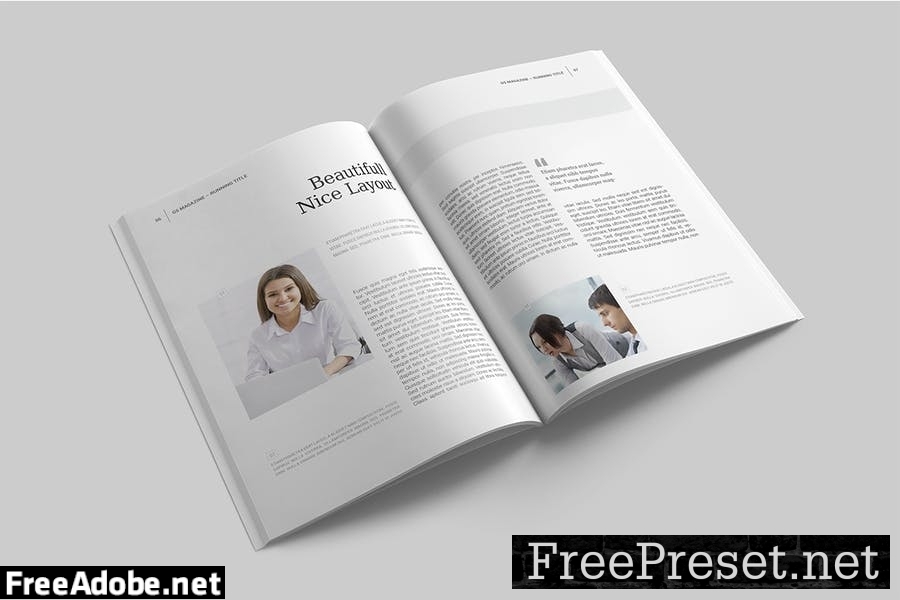 Magazine Template E8ALGNY