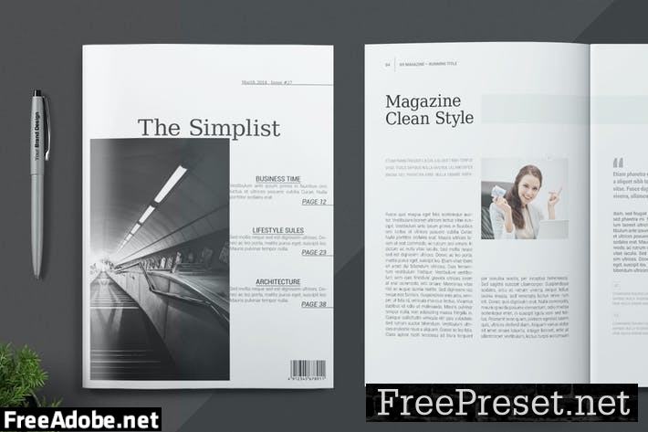 Magazine Template E8ALGNY