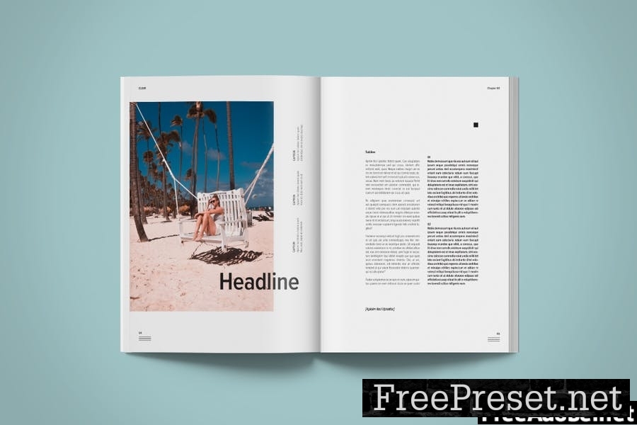 Magazine Template | Elixir