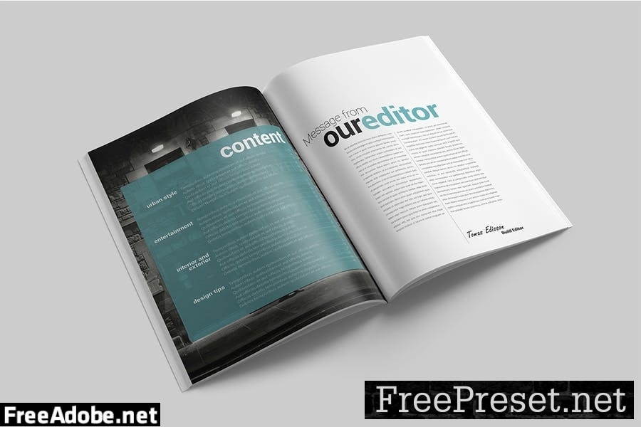 Magazine Template EPX56M9