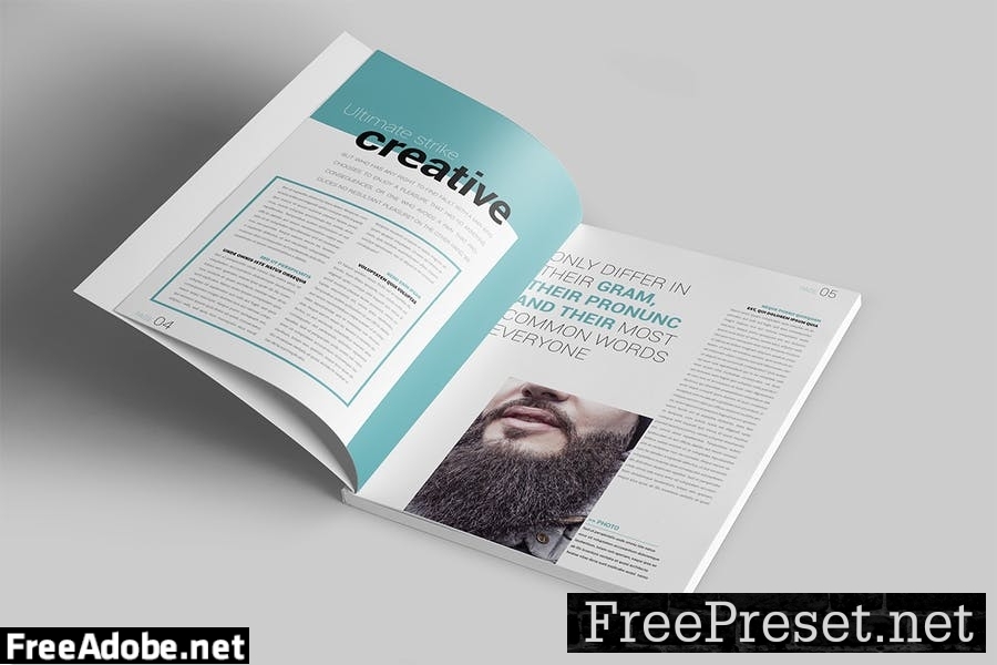 Magazine Template EPX56M9