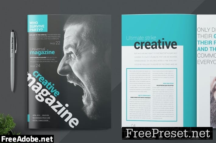 Magazine Template EPX56M9