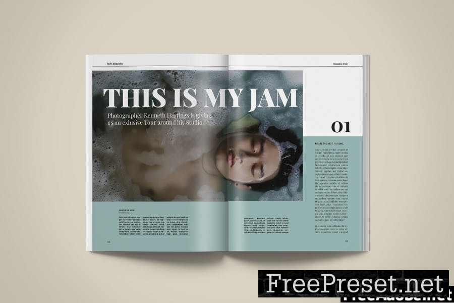 Magazine Template | Feels