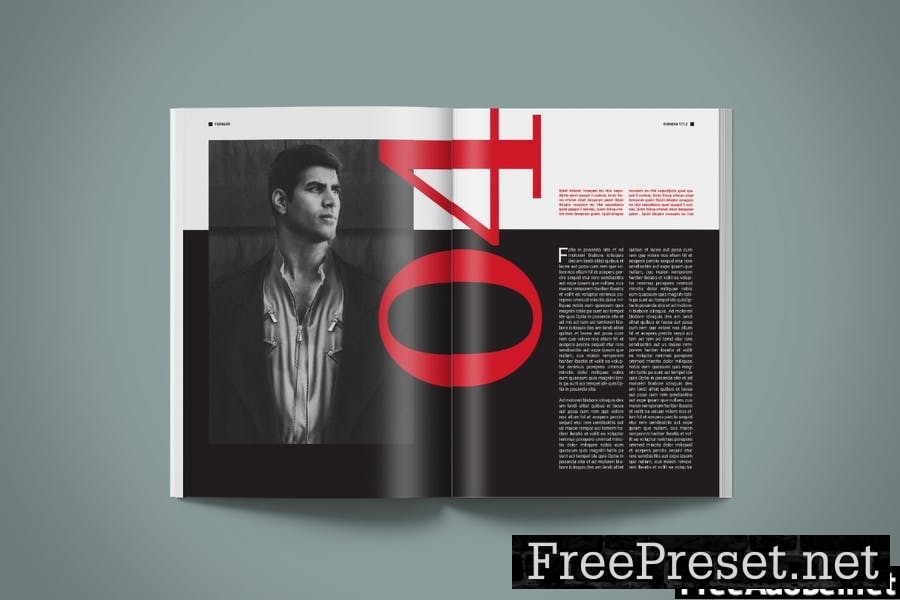 Magazine Template | Forward