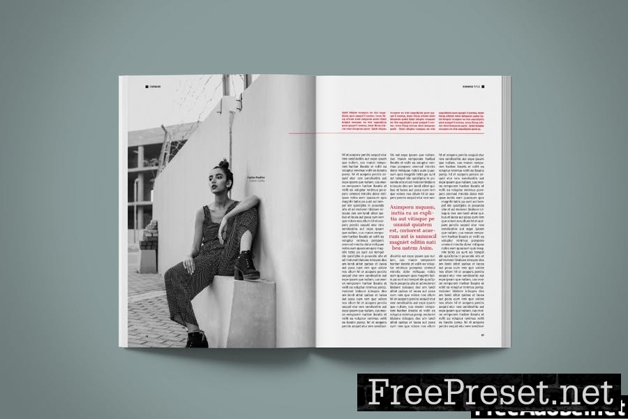 Magazine Template | Forward