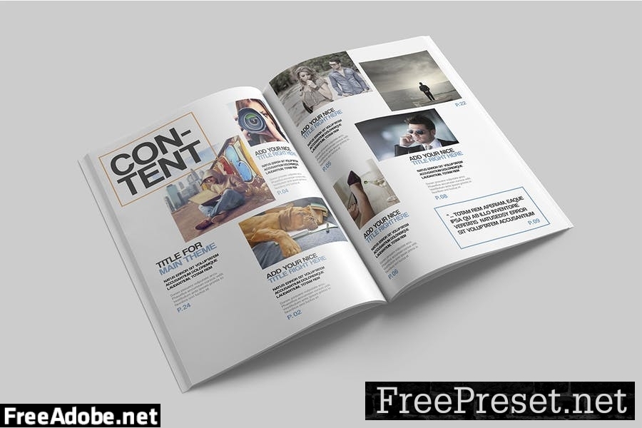 Magazine Template FRL9VKC