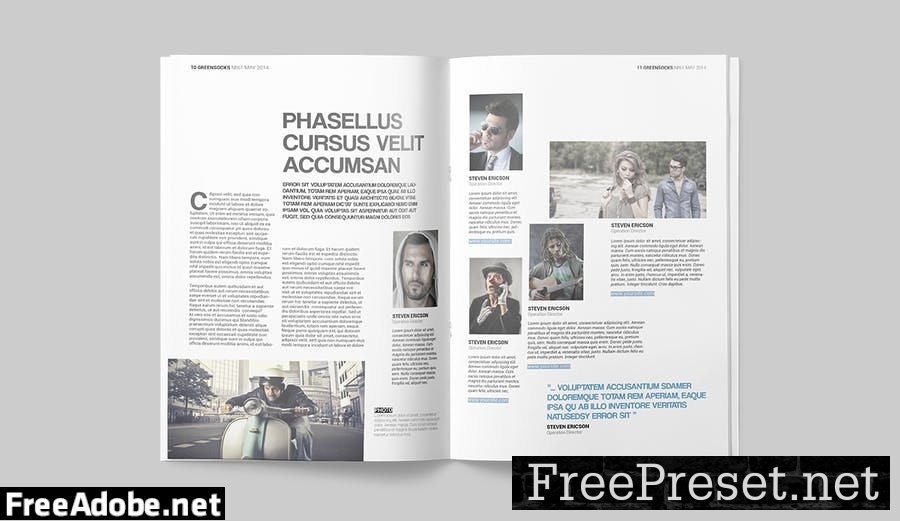 Magazine Template FRL9VKC