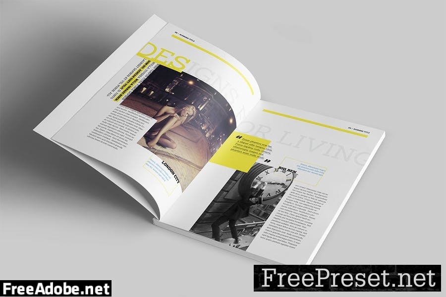 Magazine Template FWSZDC4