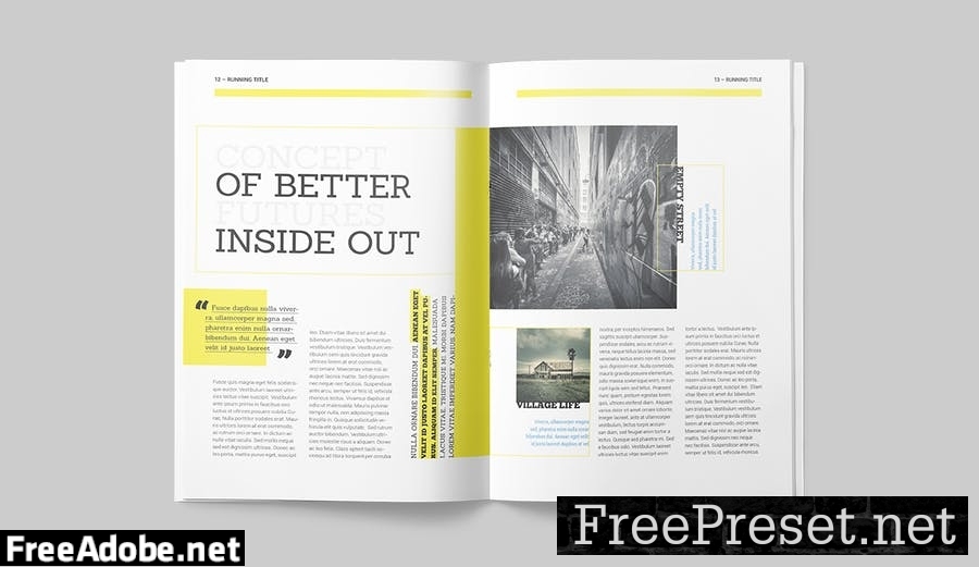 Magazine Template FWSZDC4