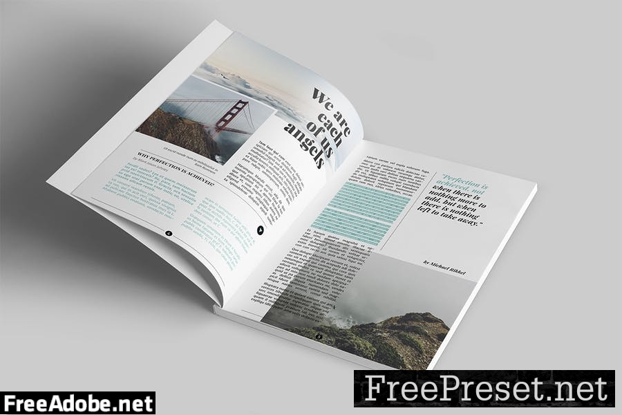 Magazine Template FXYEN85