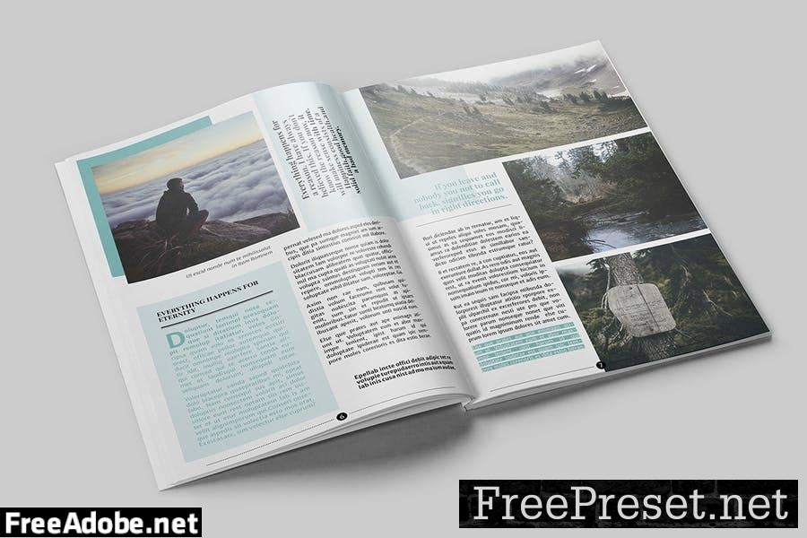 Magazine Template FXYEN85