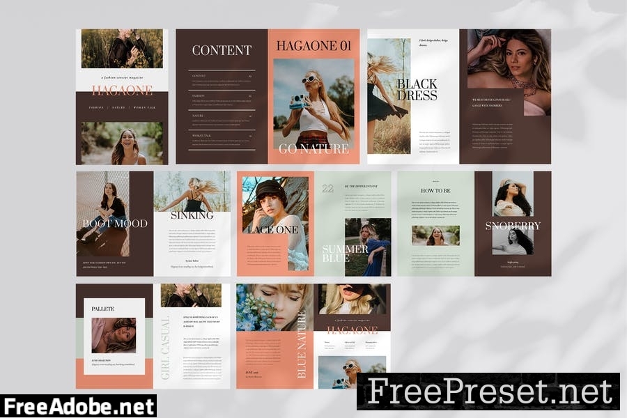 Magazine Template GHU8E6T