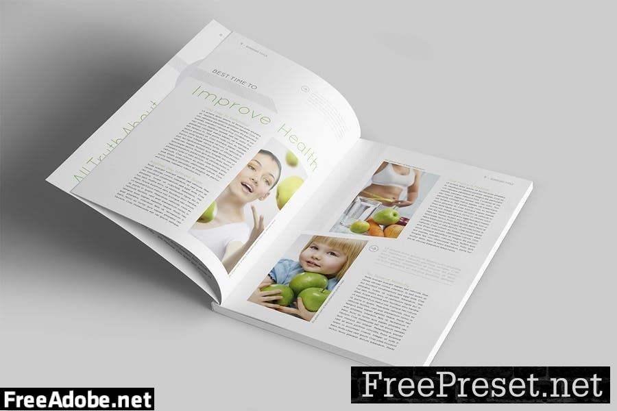 Magazine Template GWF3MAL