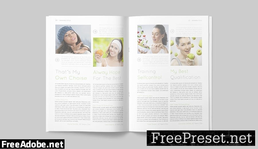 Magazine Template GWF3MAL